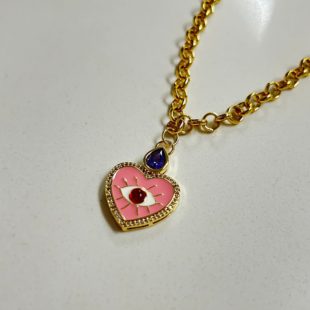 Anime Heart Necklace