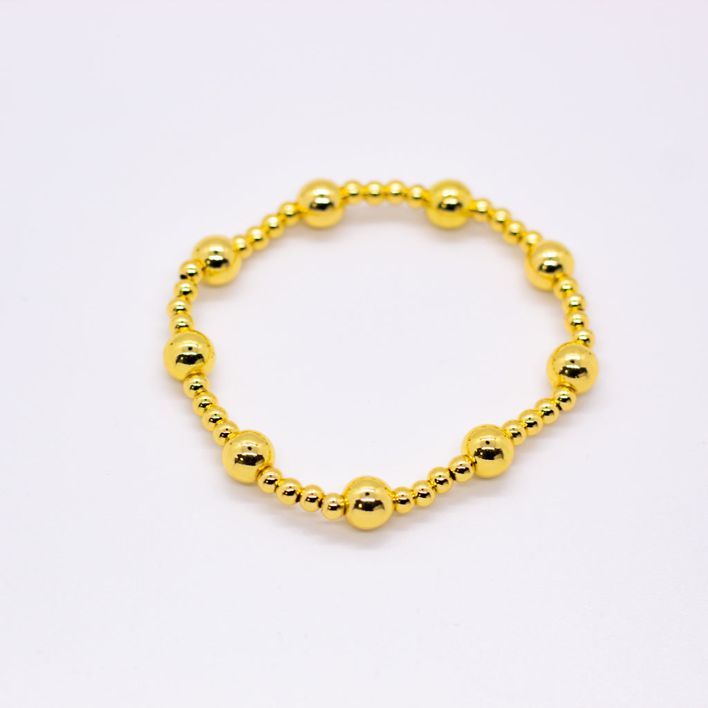 Gold Pearl Bracelets