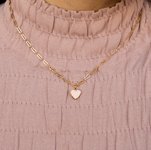CAROLINA ALATORRE Mini Heart Necklace
